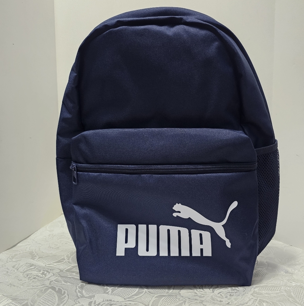 NWT Puma Navy Padded Shoulder Straps Backpack 091164 02 - Picture 6 of 7